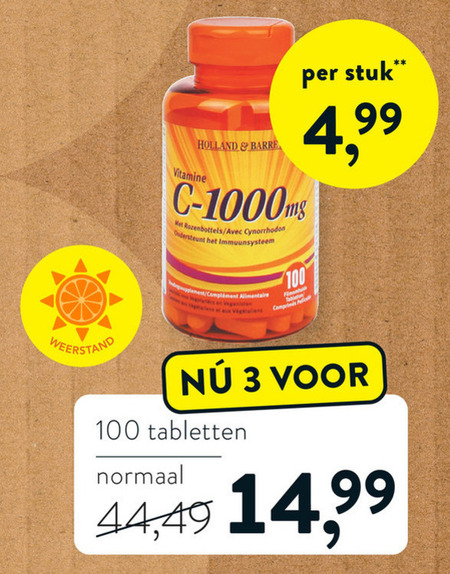 Holland and Barrett   vitamine folder aanbieding bij  Holland & Barrett - details