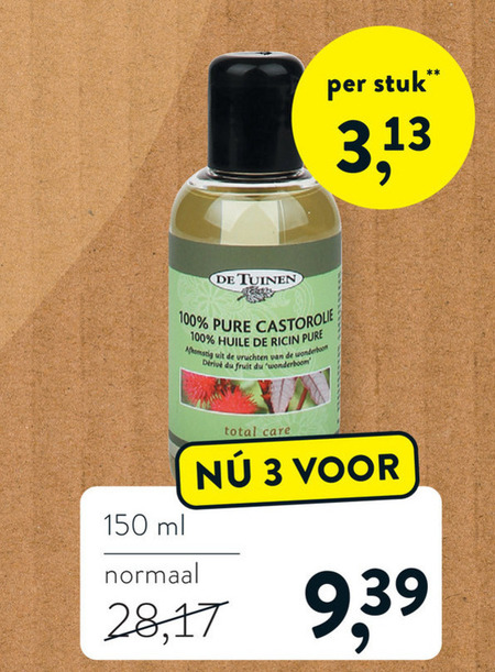 De Tuinen Huismerk   huidolie folder aanbieding bij  Holland & Barrett - details