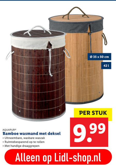 AquaPur   wasmand folder aanbieding bij  Lidl - details