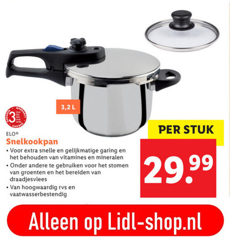 snelkookpan aanbieding bij details