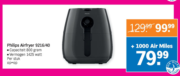 Philips   friteuse folder aanbieding bij  Albert Heijn - details