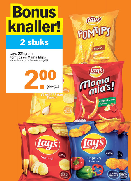 Lays   chips, zoutje folder aanbieding bij  Albert Heijn - details