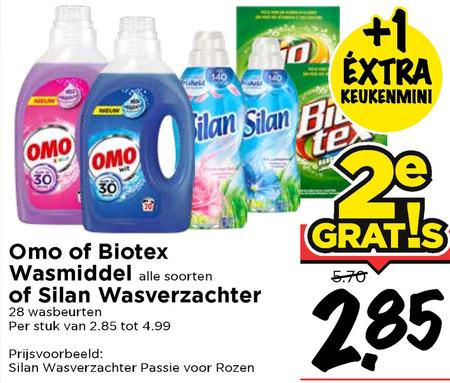 Silan   wasmiddel, wasverzachter folder aanbieding bij  Vomar - details