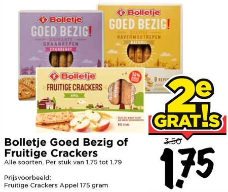 Bolletje   crackers folder aanbieding bij  Vomar - details