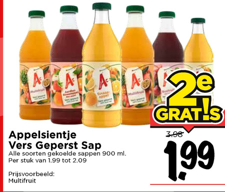 Appelsientje   vruchtensap folder aanbieding bij  Vomar - details