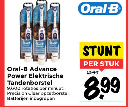 Braun Oral-B   electrische tandenborstel folder aanbieding bij  Vomar - details