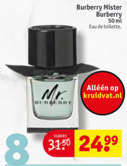 Burberry   eau de toilette folder aanbieding bij  Kruidvat - details