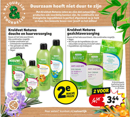 Kruidvat Huismerk   conditioner, haarverzorging folder aanbieding bij  Kruidvat - details