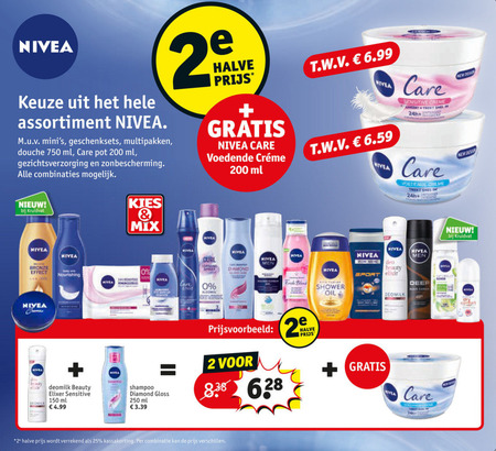 Nivea   scheerschuim, huidverzorging folder aanbieding bij  Kruidvat - details