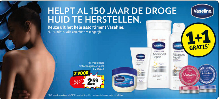 Vaseline   bodylotion, huidverzorging folder aanbieding bij  Kruidvat - details