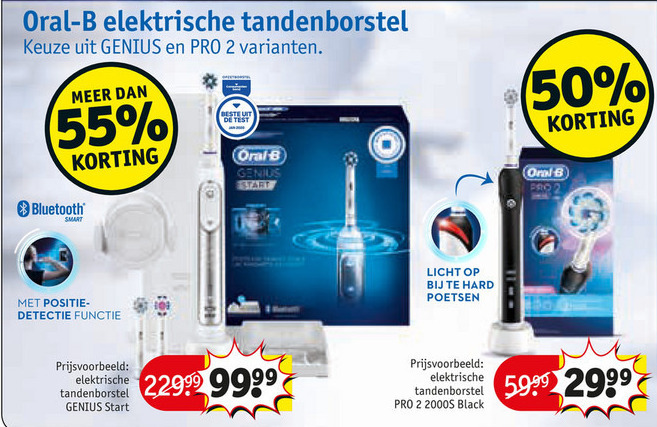 Braun Oral-B   electrische tandenborstel folder aanbieding bij  Kruidvat - details