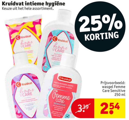 Kruidvat Huismerk   dameshygiene folder aanbieding bij  Kruidvat - details