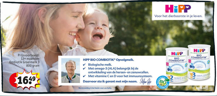 Hipp   opvolgmelk folder aanbieding bij  Kruidvat - details