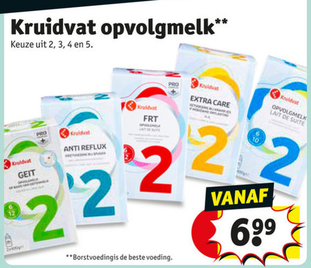 Kruidvat Huismerk   opvolgmelk folder aanbieding bij  Kruidvat - details