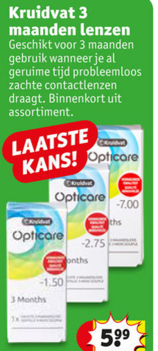 Dislocatie Iets Sociale wetenschappen Kruidvat Huismerk maandlenzen folder aanbieding bij Kruidvat - details