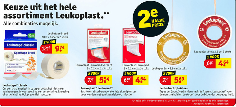 Leukoplast   pleister folder aanbieding bij  Kruidvat - details