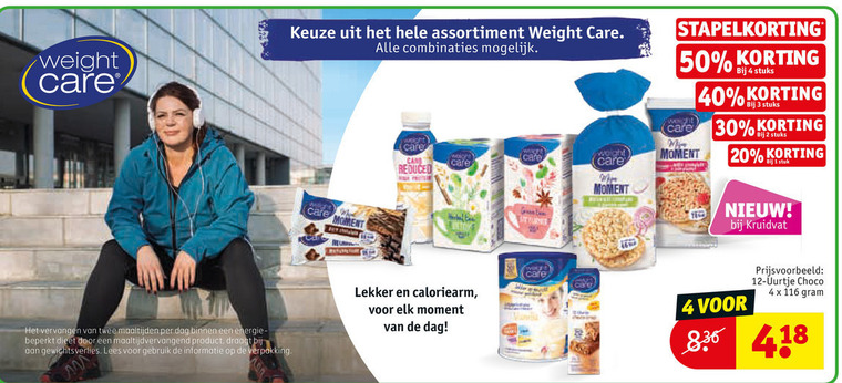 WeightCare   afslankmaaltijd folder aanbieding bij  Kruidvat - details