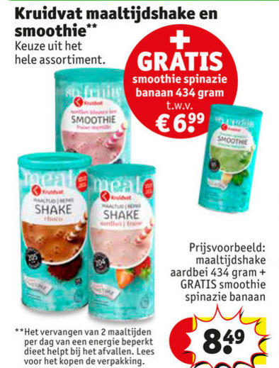 Kruidvat Huismerk   afslankmaaltijd folder aanbieding bij  Kruidvat - details