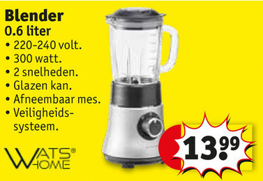 Watshome   blender folder aanbieding bij  Kruidvat - details