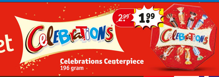 Celebrations   mini chocoladerepen folder aanbieding bij  Kruidvat - details