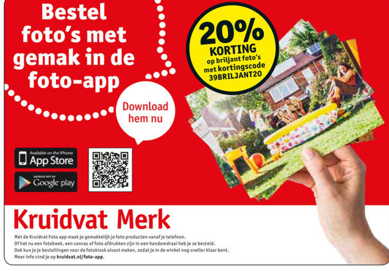 Kruidvat Huismerk   foto afdrukken folder aanbieding bij  Kruidvat - details