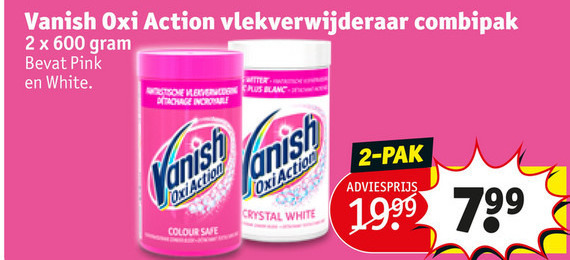 Vanish   vlekkenverwijderaar folder aanbieding bij  Kruidvat - details