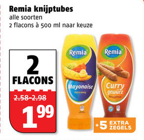 Remia   fritessaus, tomatenketchup folder aanbieding bij  Poiesz - details