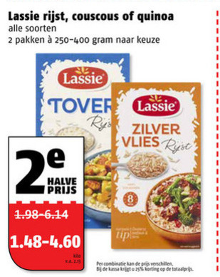 Lassie   quinoa, couscous folder aanbieding bij  Poiesz - details