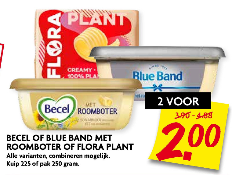 FloraPlant   margarine folder aanbieding bij  Dekamarkt - details