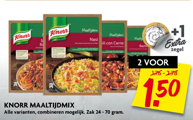 Knorr   maaltijdmix folder aanbieding bij  Dekamarkt - details