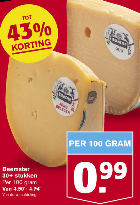 Beemster   kaas folder aanbieding bij  Hoogvliet - details