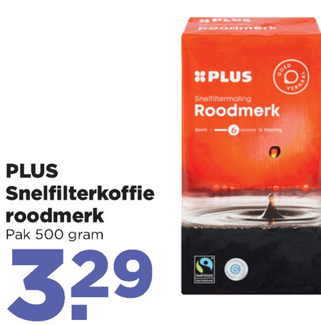 Plus Huismerk   koffie folder aanbieding bij  Plus - details