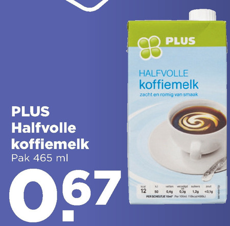 Plus Huismerk   koffiemelk folder aanbieding bij  Plus - details