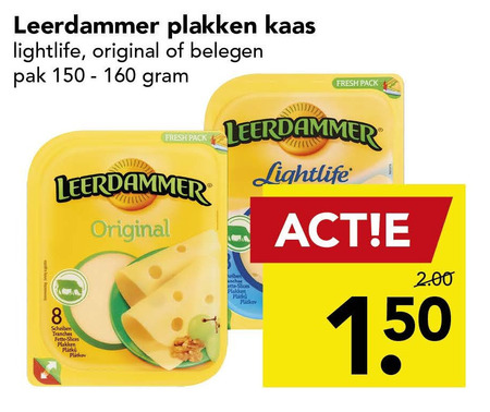 Leerdammer   kaasplakken folder aanbieding bij  Deen - details