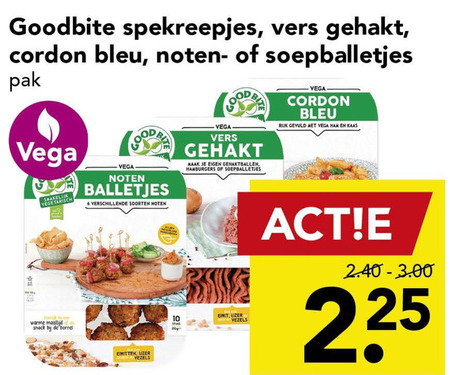 Goodbite   vegetarisch folder aanbieding bij  Deen - details