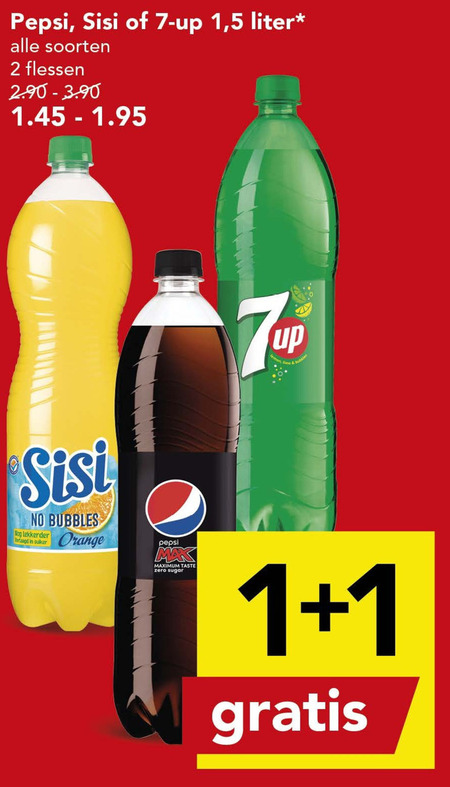 Pepsi   frisdrank, cola folder aanbieding bij  Deen - details