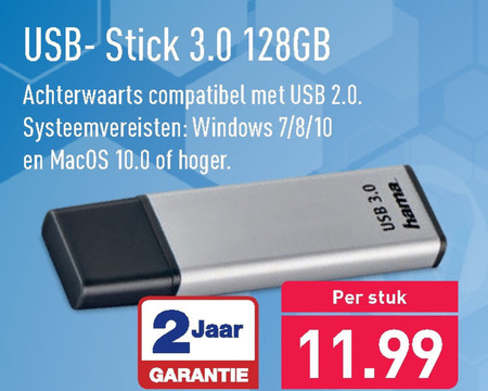 Hama   usb stick folder aanbieding bij  Aldi - details