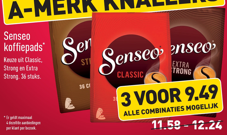 Douwe Egberts Senseo   koffiepad folder aanbieding bij  Aldi - details