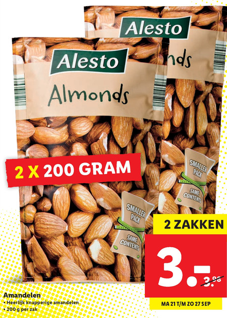 Alesto   amandelen folder aanbieding bij  Lidl - details