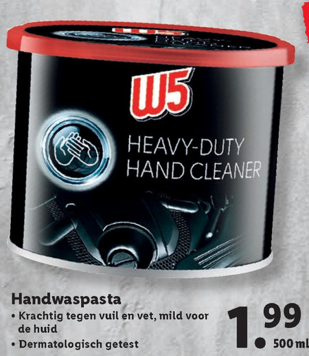 W5   handcleaner folder aanbieding bij  Lidl - details