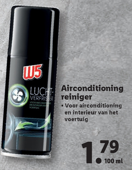 W5   auto airconditioning verfrisser folder aanbieding bij  Lidl - details