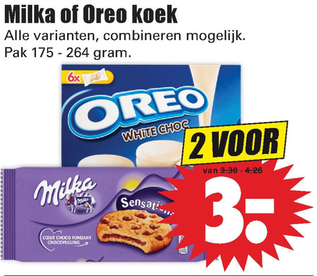 Oreo   biscuits folder aanbieding bij  Dirk - details