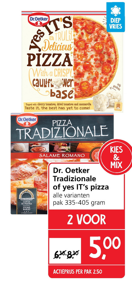 Dr Oetker   diepvriespizza folder aanbieding bij  Jan Linders - details