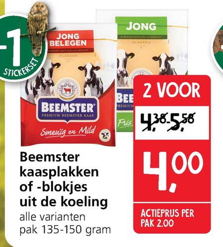 Beemster   kaasplakken folder aanbieding bij  Jan Linders - details