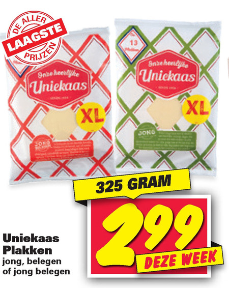 Uniekaas   kaasplakken folder aanbieding bij  Nettorama - details