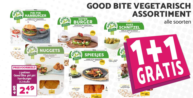 Goodbite   vegetarisch folder aanbieding bij  MCD Supermarkt Basis - details