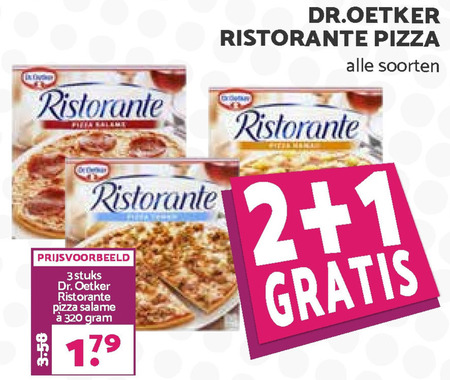 Dr Oetker   diepvriespizza folder aanbieding bij  MCD Supermarkt Basis - details