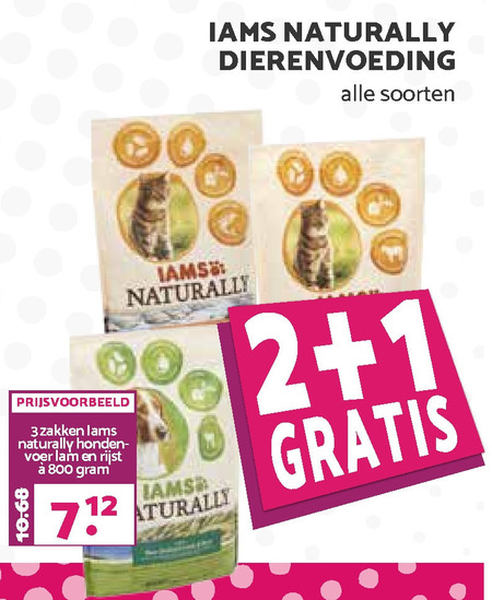 IAMS   hondenvoer, kattenvoer folder aanbieding bij  MCD Supermarkt Basis - details