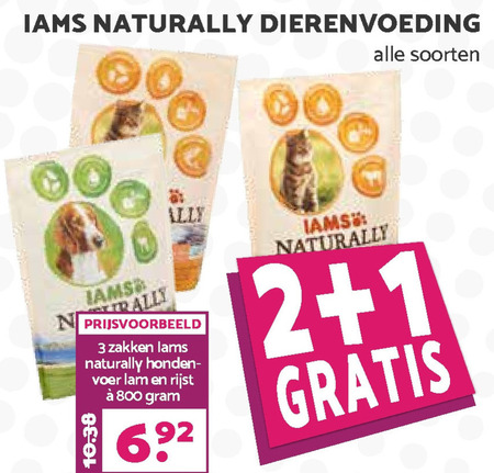 IAMS   kattenvoer, hondenvoer folder aanbieding bij  Boons Markt - details