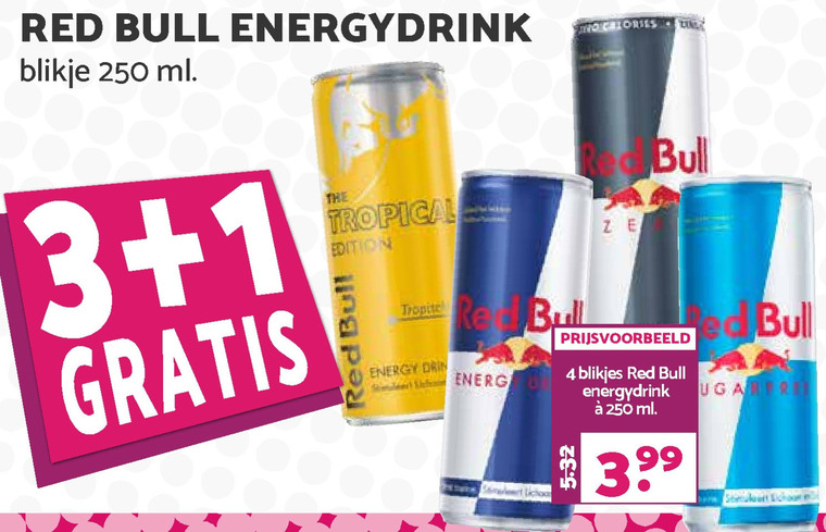 Red Bull   energiedrank folder aanbieding bij  Boons Markt - details